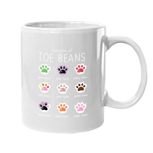 Cat Lover Toe Beans Coffee Mug