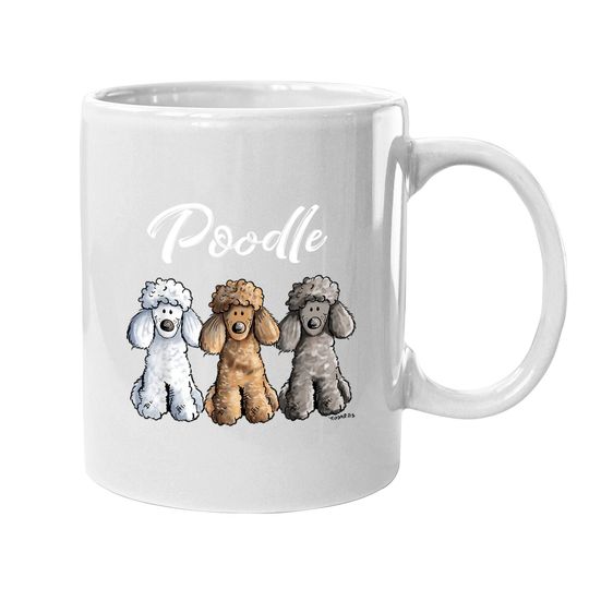 Poodle I Caniche Puppy Dogs Coffee Mug