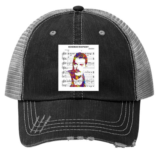 Freddie Mercury Music Trucker Hat