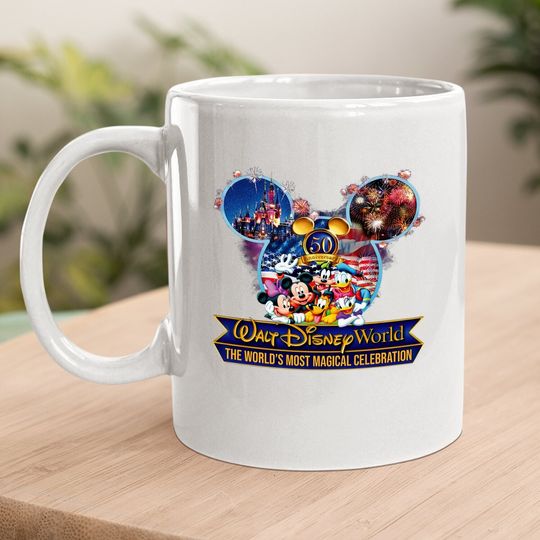 Walt Disney World 50th Anniversary Merch Coffee Mug