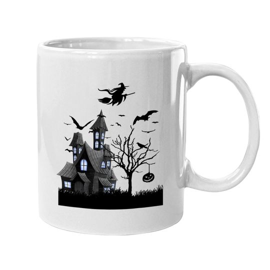 Haunted House Halloween Coffee Mug