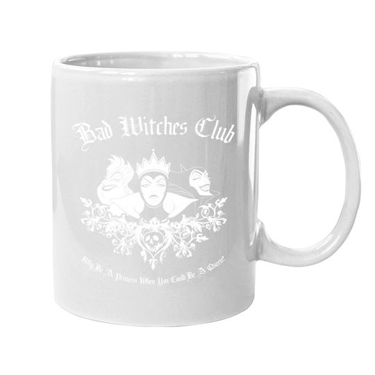 Disney Villains Bad Witches Club Group Coffee Mug