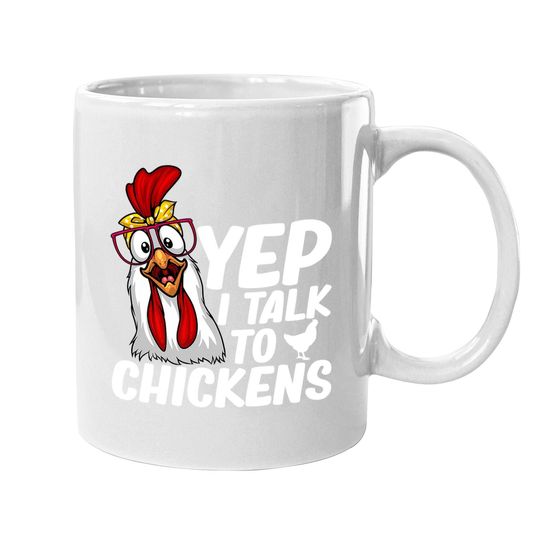 Cute Chicken Art Chicken Farmer Lovers Coffee Mug