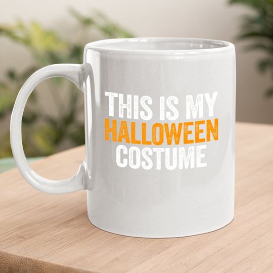 Vintage This Is My Halloween Costume Apparel Retro Coffee Mug