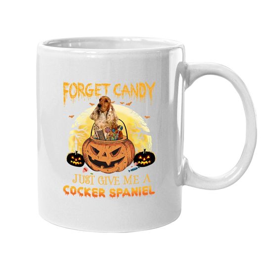 Candy Pumpkin Cocker Spaniel Coffee Mug