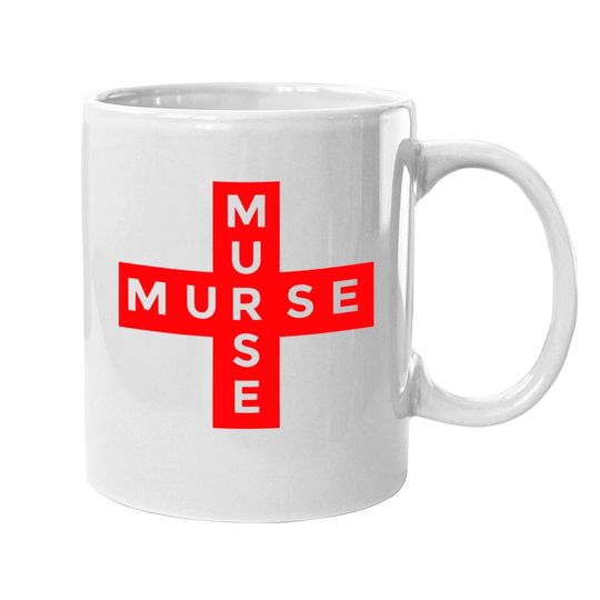 Cool Male Nurse Cross Design Coffee Mug
