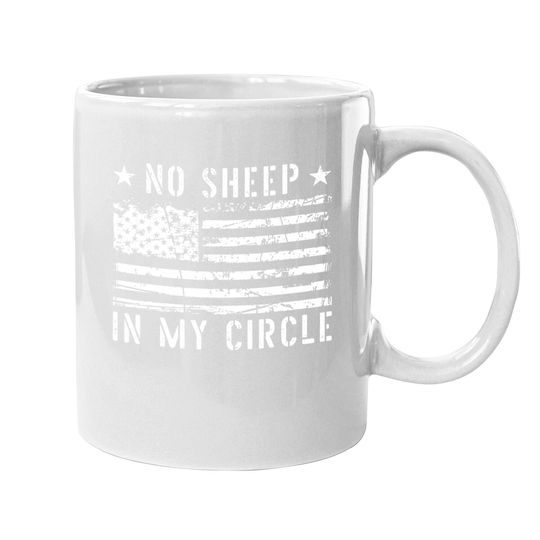 No Sheep In My Circle Funny Vintage Coffee Mug