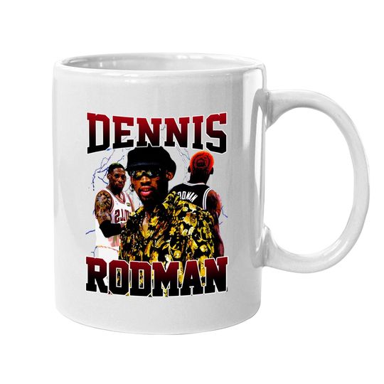 Vintage Style Denis Rodman Coffee Mug