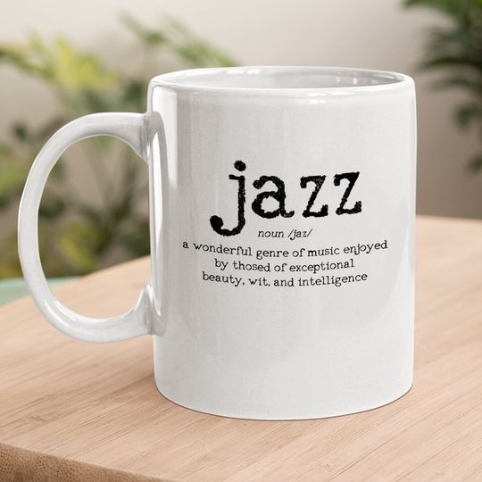 Jazz Music Definition Dictionary Coffee Mug