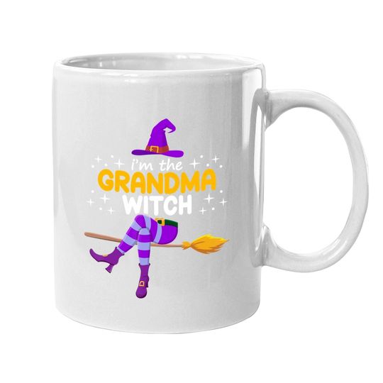 Im The Grandma Witch Halloween Family Matching Group Costume Coffee Mug