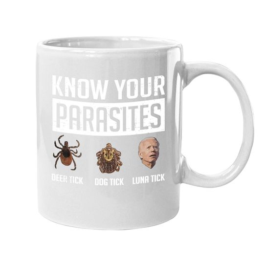 Know Your Parasites Deer Tick Dog Tick Luna Tick Coffee Mug
