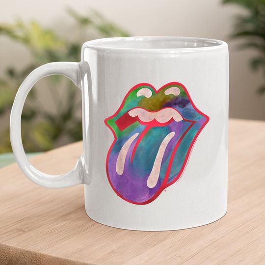 Rolling Stones  Colour Tongue Coffee Mug