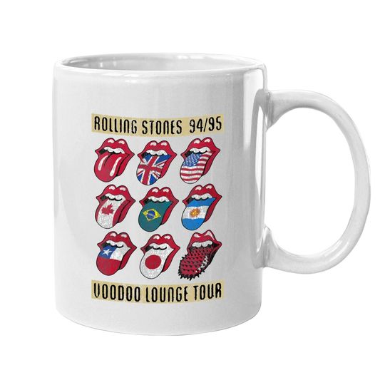 Rolling Stones Voodoo Lounge Charcoal Coffee Mug
