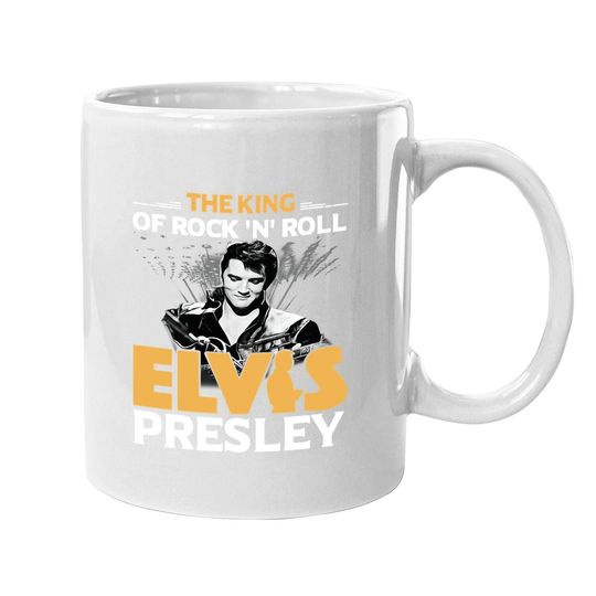 Evlis Presley The King Of Rock N Roll Coffee Mug