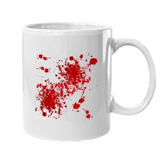 Fake Blood Splatter Coffee Mug