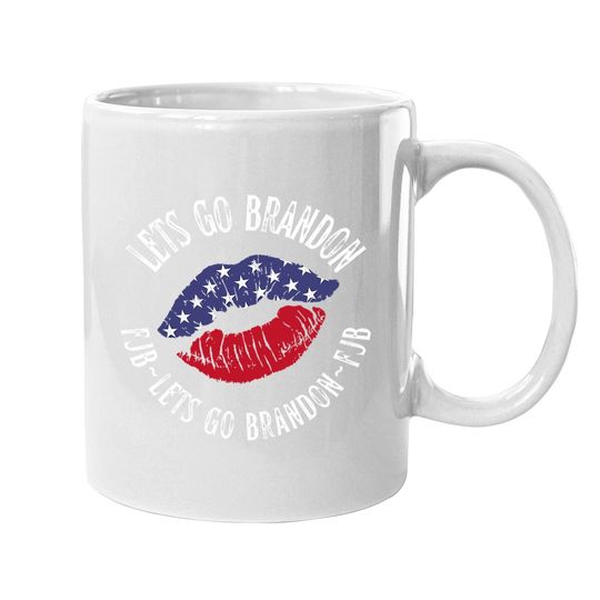 Lets Go Brandon Let's Go Brandon Us Flag Colors Coffee Mug
