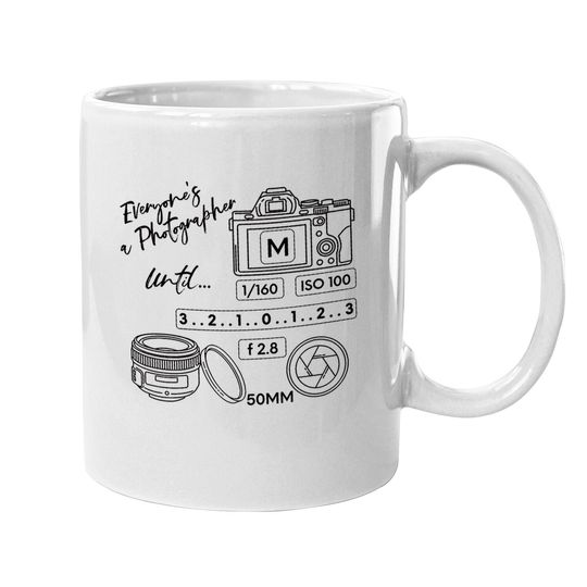 Everyone Is A Photographer Until Coffee Mug