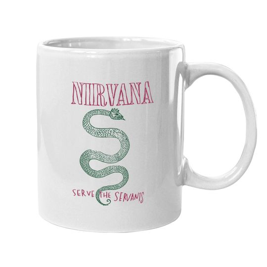 Nirvana Serve The Servants Serpent Coffee Mug