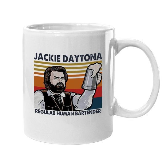 Jackie Daytona Regular Human Bartender Vintage Coffee Mug