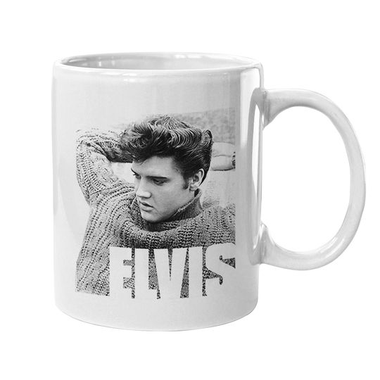 Elvis Presley Relaxing Poster Popfunk Coffee Mug