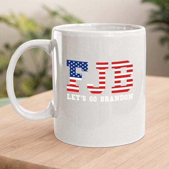 Let’s Go Brandon Conservative Us Flag Gift Coffee Mug