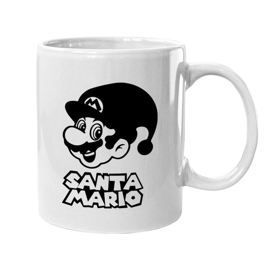Christmas Santa Mario Coffee Mug