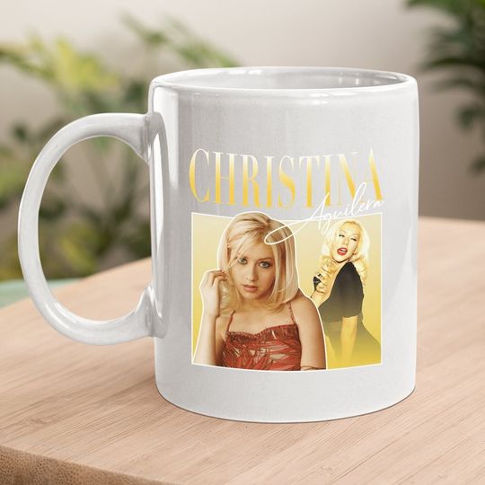 Christina Aguilera Vintage Coffee Mug