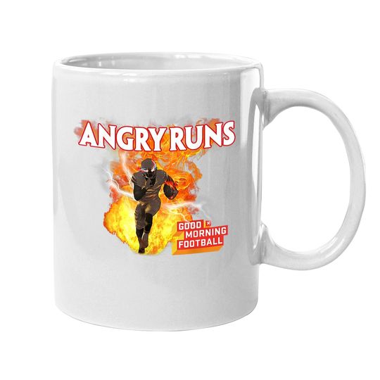 Angry Runs Good Morning Football Sport Lover Football Coffee Mug