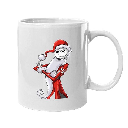 Jack Skellinton Mashup Santa Nightmare Before Christmas Coffee Mug