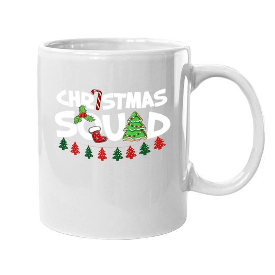 Christmas Squad Funny Xmas Tree Coffee Mug