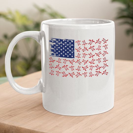 Turtle Flag Classic Coffee.  mug