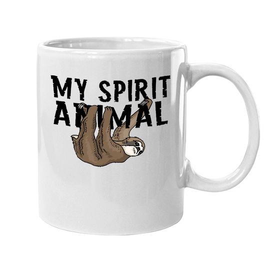 Sloth My Spirit Animal Youth Coffee.  mug