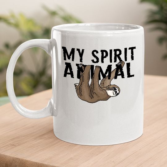 Sloth My Spirit Animal Youth Coffee.  mug