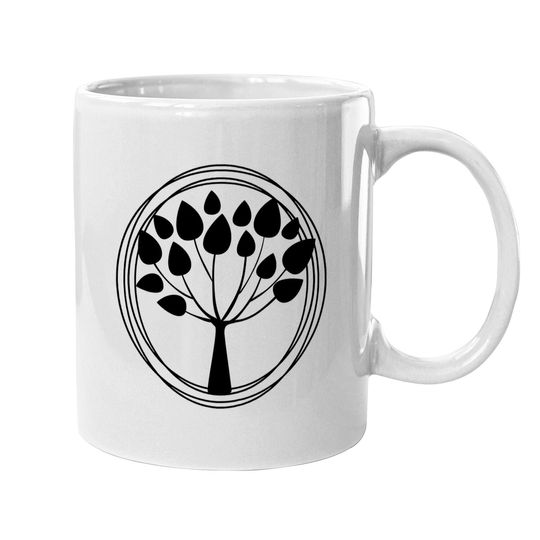Tree Circle Coffee.  mug