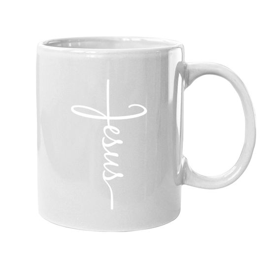 Jesus Cross Coffee.  mug, Jesus Belief, Christian Coffee.  mug, Gift For God Lover