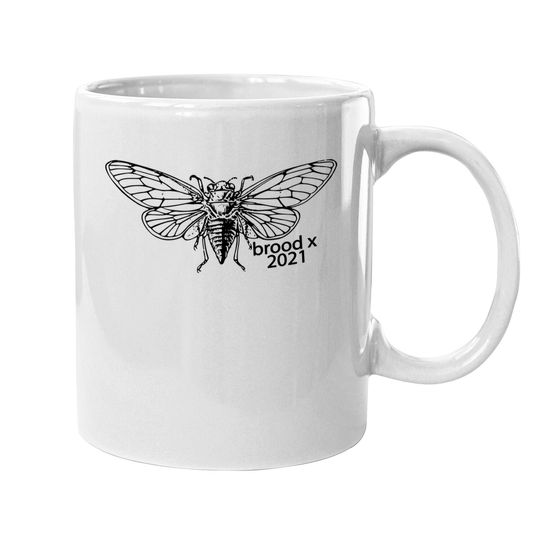 Cicada 2021 Coffee.  mug Brood X