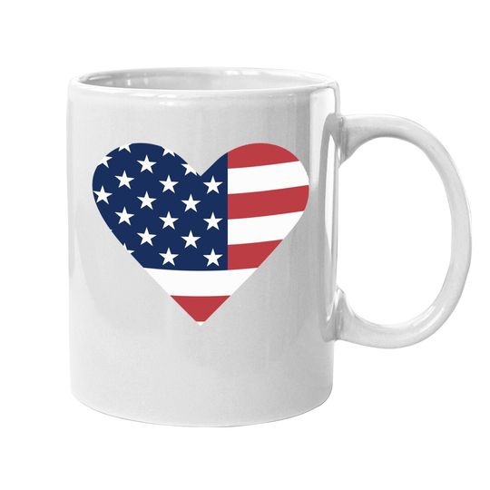 American Flag Coffee. mug 4th Of July Patriotic Coffee. mug Independence Day Stars Stripes Print Mug Tops
