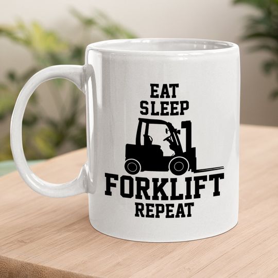 Forklift Coffee.  mug