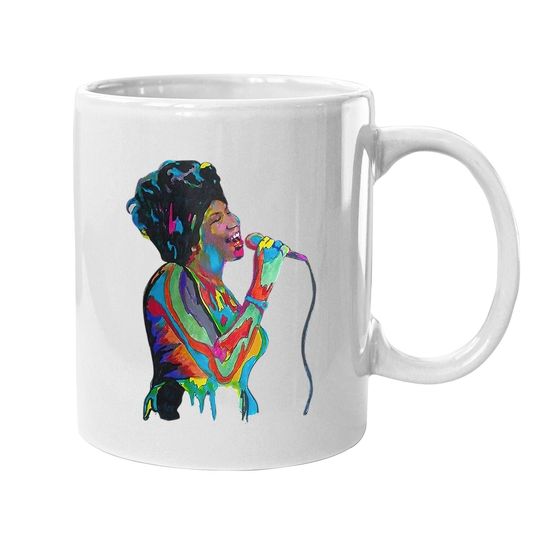 Aretha Franklin Coffee. mug Classic Short Sleeve Mug Coffee. mug Tops
