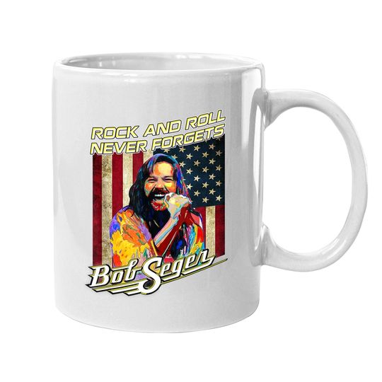 Vintage Bob Art Seger Vaporwave Classics Retro Flag American Coffee.  mug