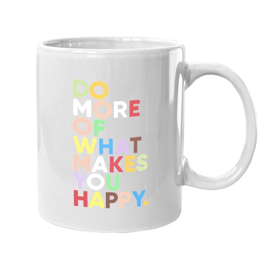 Fun Happy Graphic Mug Cute Short Sleeve Letter Printed Coffee. mug Top
