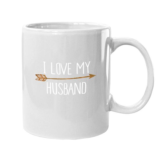 Tribal Arrows I Love My Husband Coffee.  mug