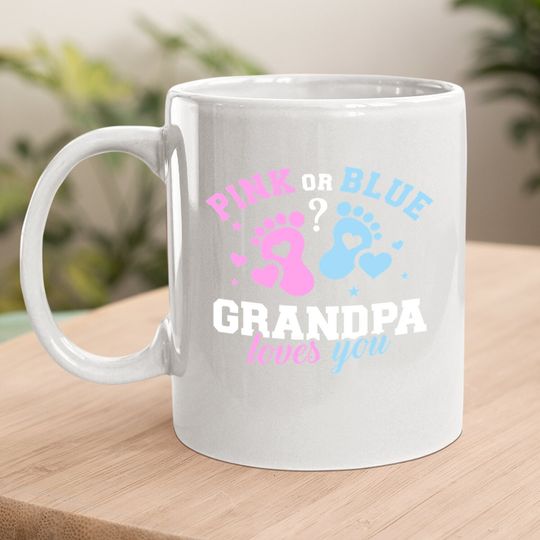 Gender Reveal Grandpa Coffee.  mug