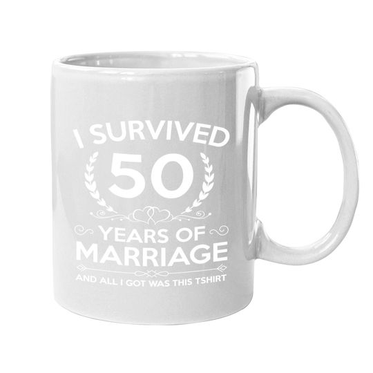 50th Wedding Anniversary Gifts Couples Husband Wife 50 Years Coffee.  mug