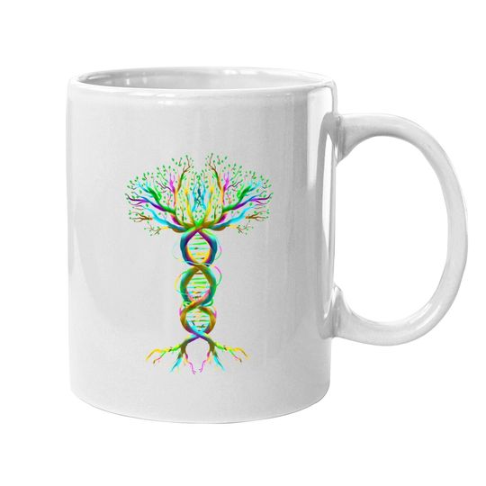Cool Dna Tree | Funny Plant Genealogy Student Lover Gift Coffee.  mug