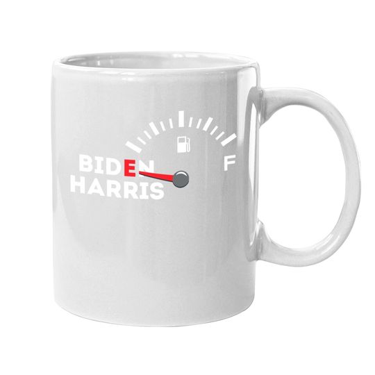 Funny Biden Gas Coffee  mug | Empty Fuel Tank Gas Shortage Coffee  mug