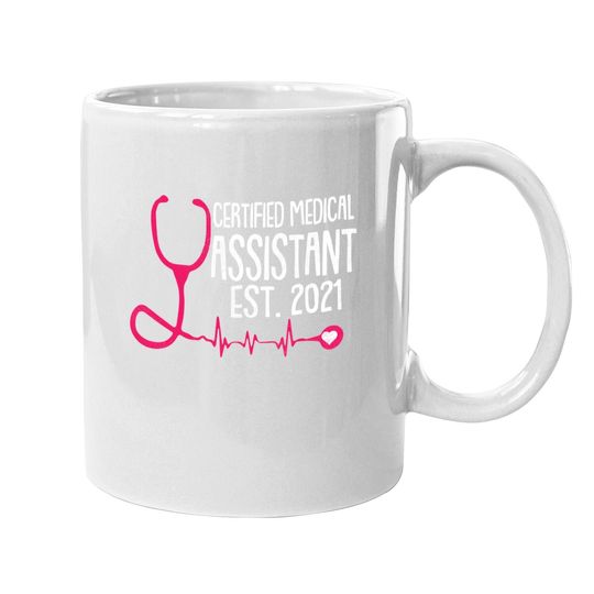 Certified Medical Assistant Est 2021 Cma Registered Rma Gift Coffee Mug