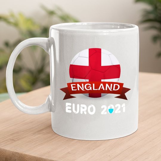 Euro 2021 Coffee Mug England Flags Soccer
