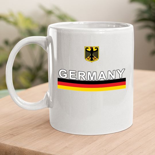 Euro 2021 Coffee Mug Germany Sporty Flag And Emblem