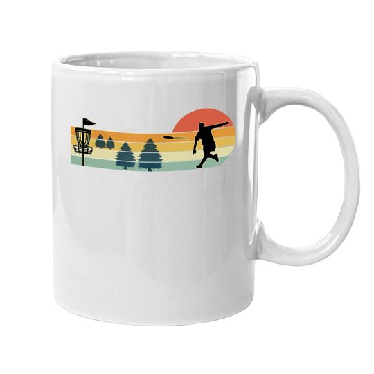 Cool Retro Disc Golf Sport Coffee Mug